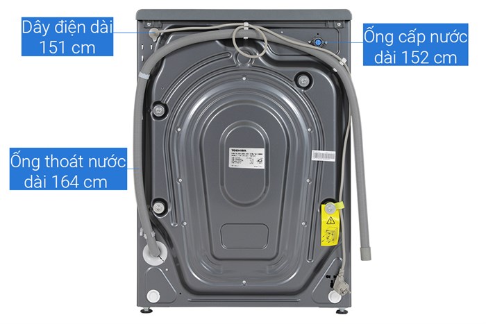 Máy Giặt Toshiba Inverter 10.5 Kg TW-T25BZU115MWV(MG)
